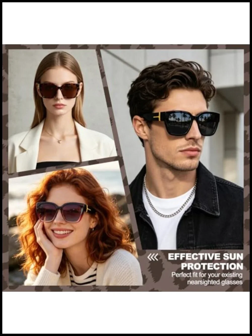 3 Pack Polarized Fit Over Sunglasses UV400 for Men and Women